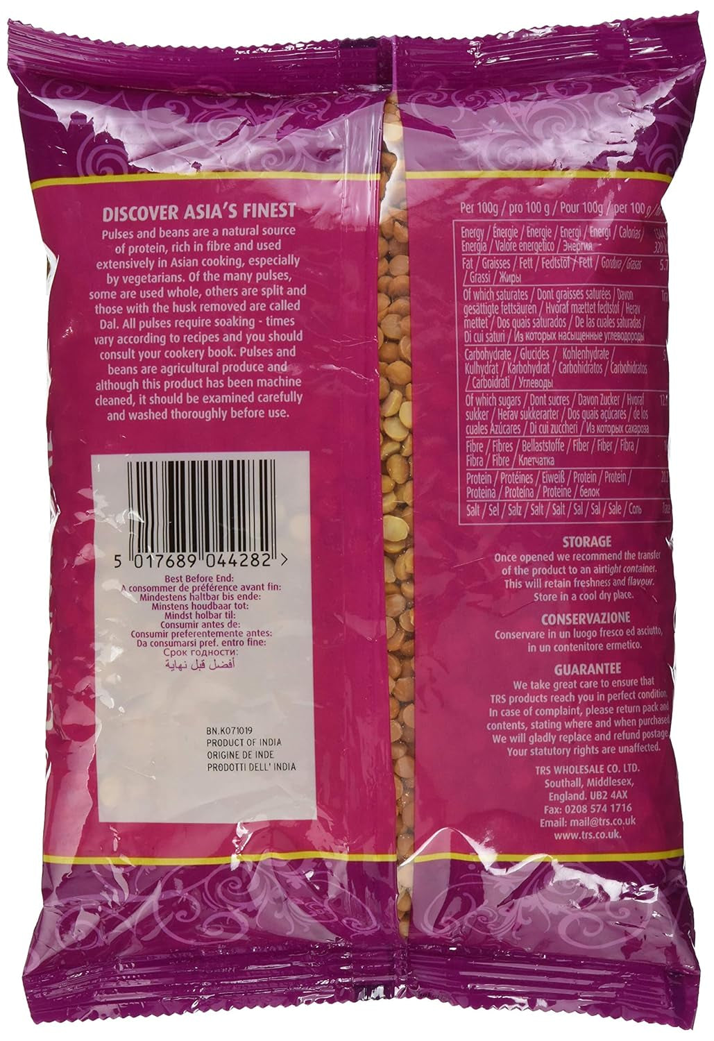 TRS - Cizrna (Chana Dal) - (1 x 1 kg)