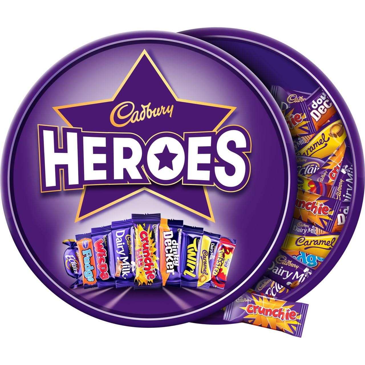 Čokoládová krabička Heroes 550g