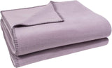 Deka Zoeppritz v barvě: červená, Vyrobeno z 65% Polyesteru, 35% Viskóza, Rozměr: 160X200 Cm, 103291-235-160X200 Postele a přikrývky Zoeppritz od roku 1828 405 Světle levandulová 160X200 Cm