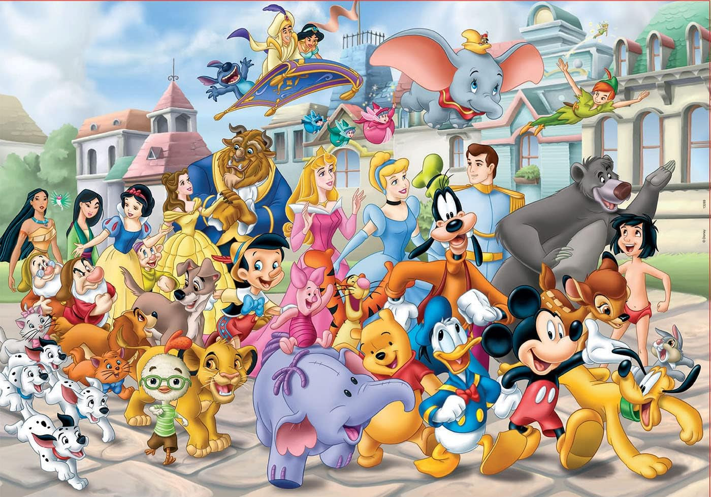 Educa - Puzzle 200 dílků | Disney Parade, 200dílné puzzle pro děti od 6 let, Disney World (13289) Puzzle Naty Shop