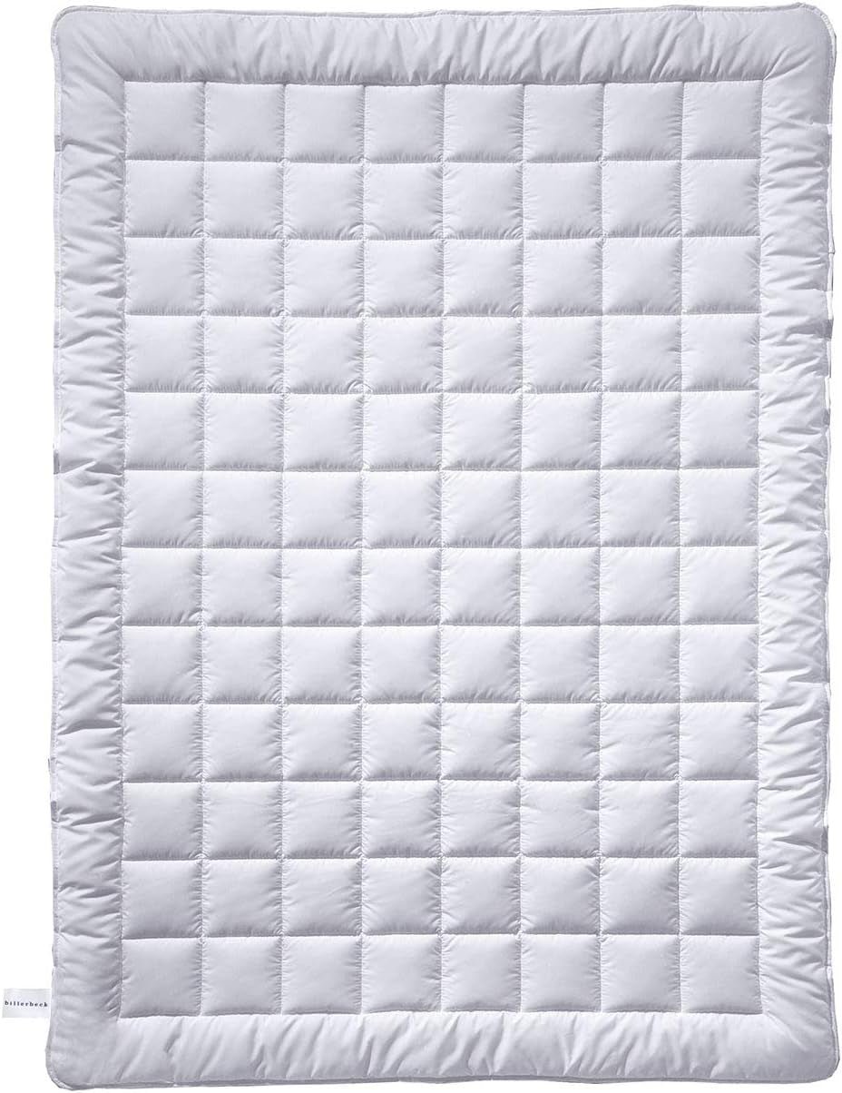 Billerbeck Jasmin Superlight přikrývka - letní přikrývka - 135 X 200 Cm - bavlněná přikrývka, chladivá přikrývka - 90% viskóza (bambus) 10% polyester (airsoft), bílá Přikrývky a přikrývky Naty Shop Výchozí název