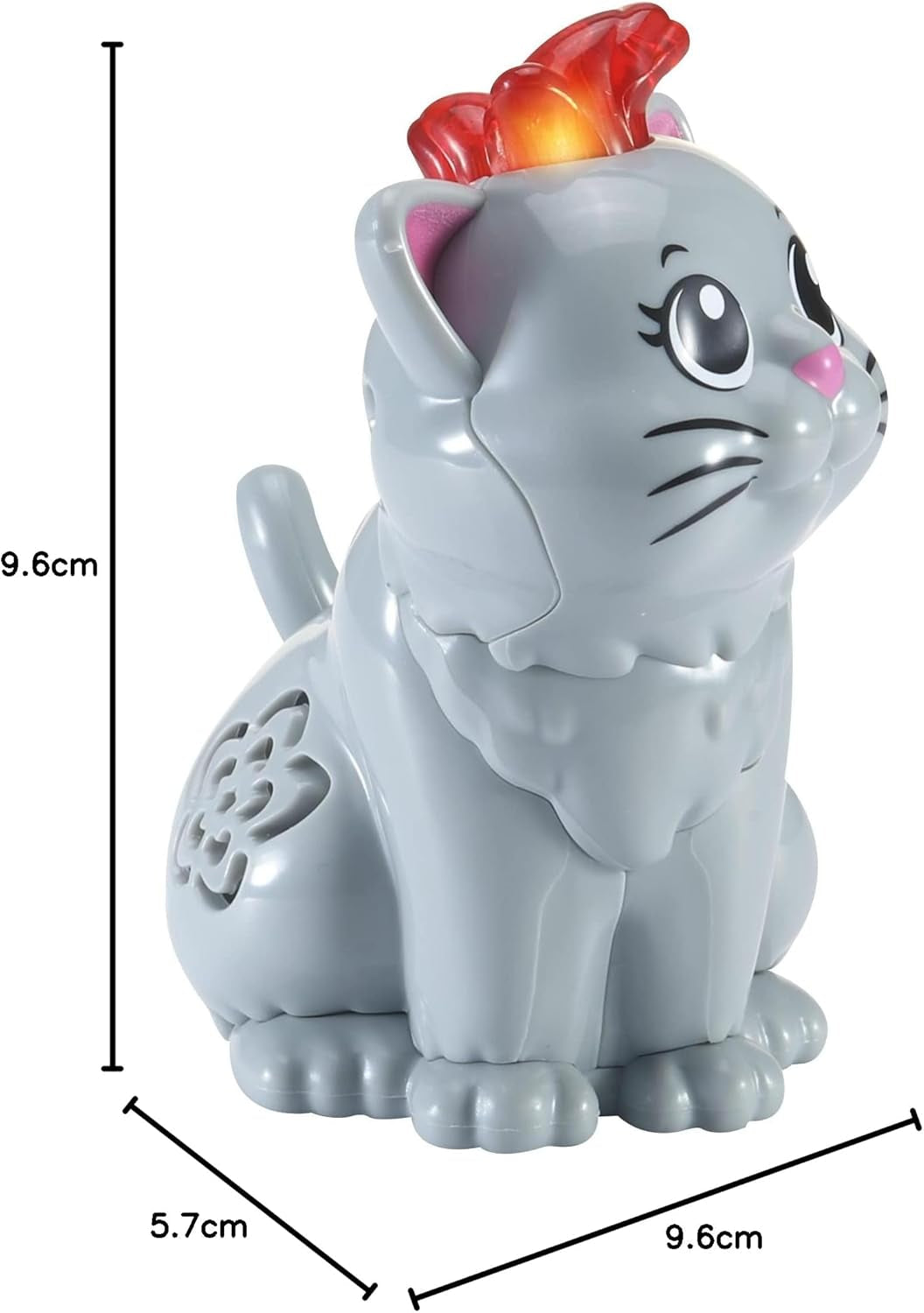 Vtech Tip Tap Zvířátka - Kočka - Interaktivní hračka se světlem a hudbou pro imaginativní hraní rolí - Hračky pro 1-5 let Naty Shop