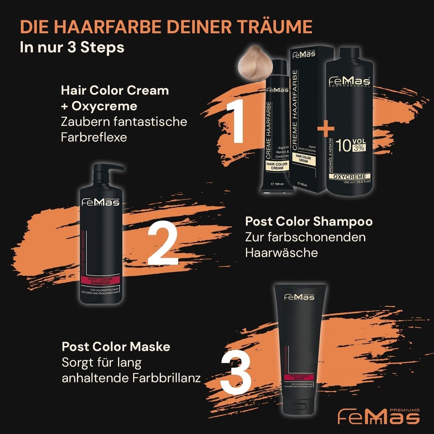 FemMas Oxycreme v 6% 1000 ml I Oxidační činidlo pro barvení a barvení vlasů I Snadná aplikace a optimální fixace I Vývojka pro jednotné výsledky v salonní kvalitě I Vývojka pro barvení vlasů Barva na vlasy Naty Shop