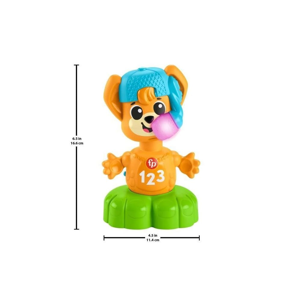 Hračka Fisher-Price Sync Squad na lišku, hračka pro kojence a batolata s hudbou a interaktivními světly, od 9 měsíců, francouzská verze, HYK94 Jucarii Bebe Naty Shop