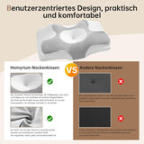 Homyrium Ergonomický polštář na krk Ortopedický polštář Paměťová pěna Polštář na podporu krku Polštář proti chrápání Boční spánek Polštář na záda Žaludek Šedé Krční ortopedické polštáře Naty Shop
