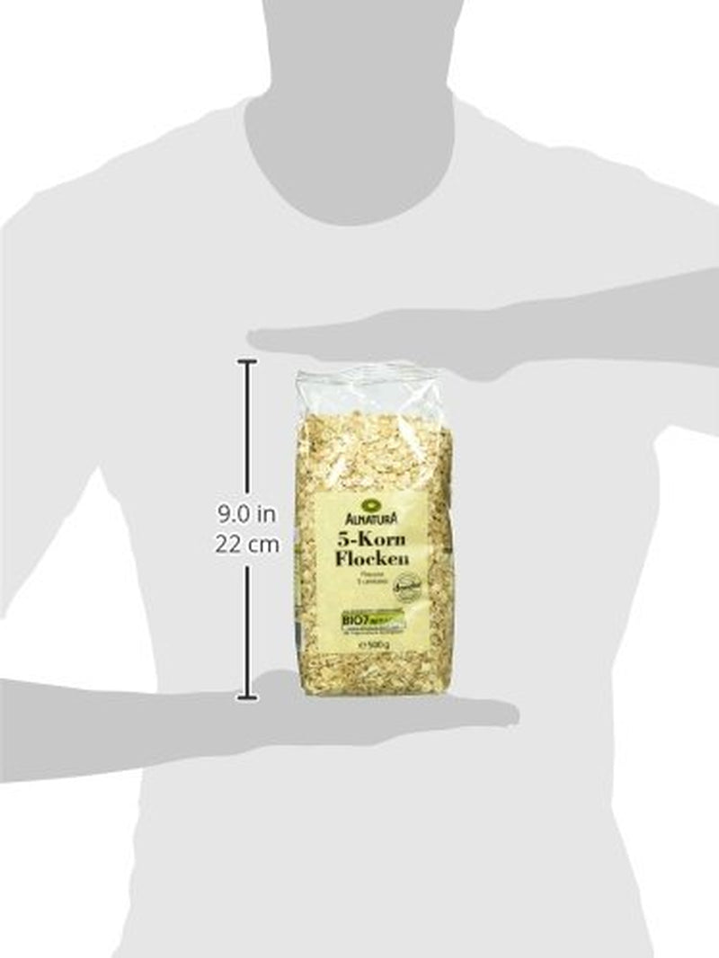 Bio 5-Kornflocken, 500G Cereálie Naty Shop