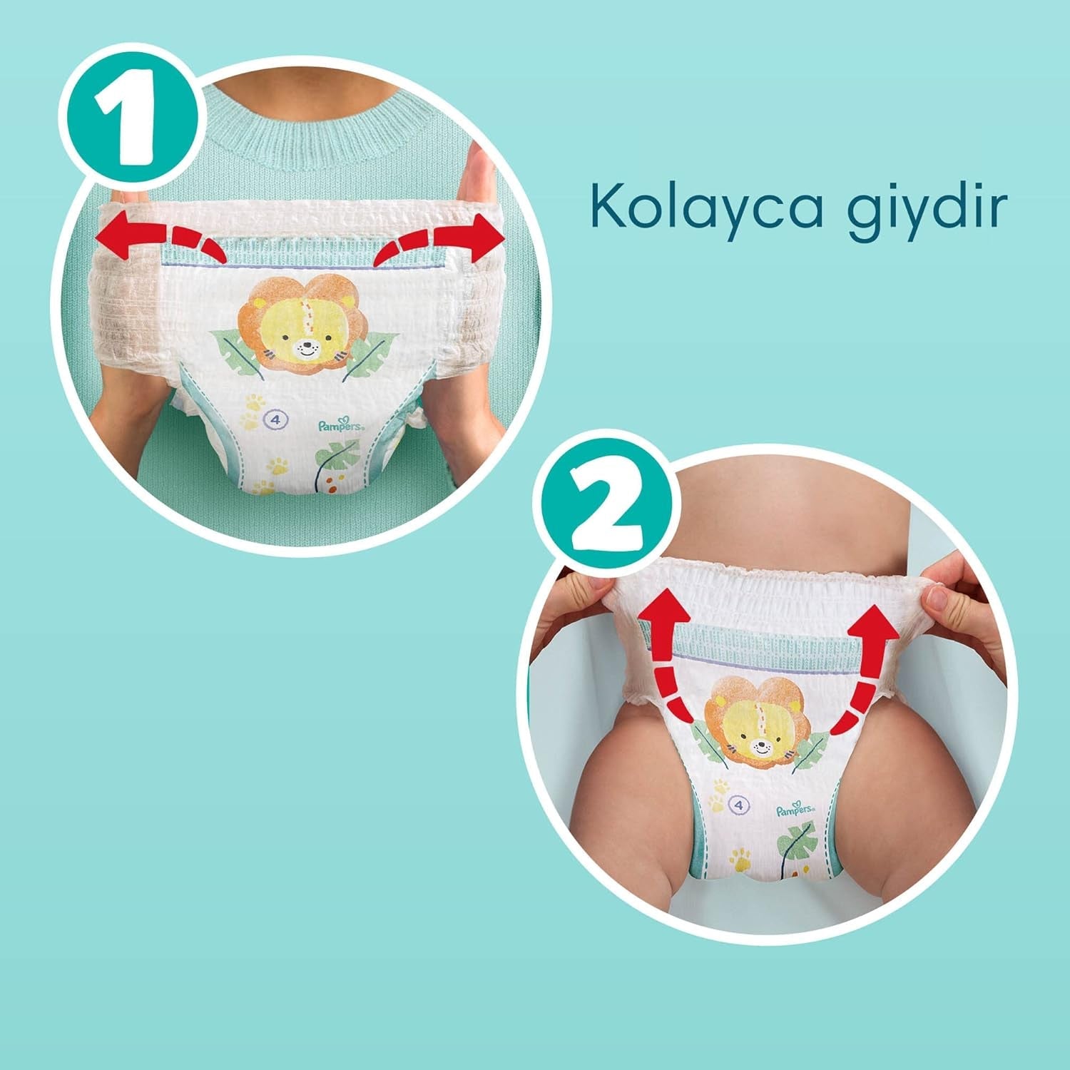 Plenky Pampers (stará verze), noční kalhotky, velikost 5, 22 kusů, 12kg-17kg