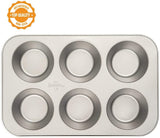 Plech 6 Jumbo Muffiny Ø 9 cm - 34 X 22 X 4,5 cm Formy a plechy na pečení Naty Shop
