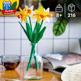 Narcisy LEGO Botanicals - Velikonoční dárky pro dívky a chlapce - Umělé květiny pro děti - Kytice jako dekorace do pokoje nebo kanceláře - Dárek pro ženy - 40747 Stavebnice Besuche den LEGO-Store