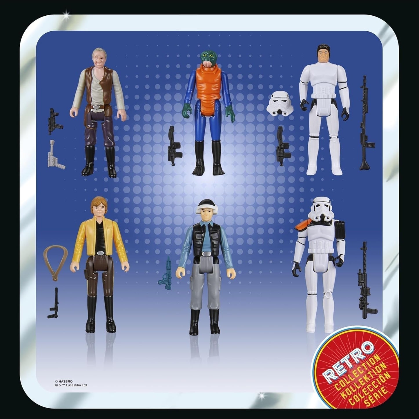 Retro kolekce Star Wars Star Wars: A New Hope Multipack 6 akčních figurek 9,5 cm Akční figurky Naty Shop