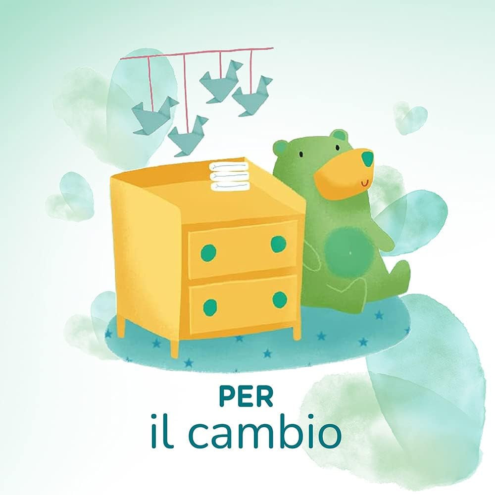 Pampers Acqua Pura Baby ubrousky 468 (3 balení) – 99 % voda, 100 % bavlna, 0 % plast, alkohol a parabeny – ideální čisticí ubrousky pro citlivou pokožku, vlhké, bez přidaných přísad