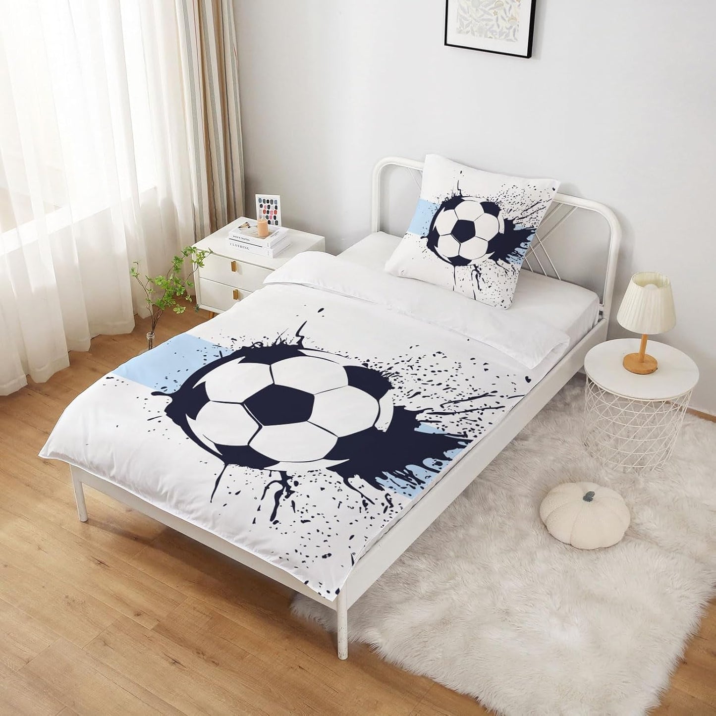 Povlečení pro kluky, fotbal, mikrovlákno polyester Povlečení - dětské Naty Shop