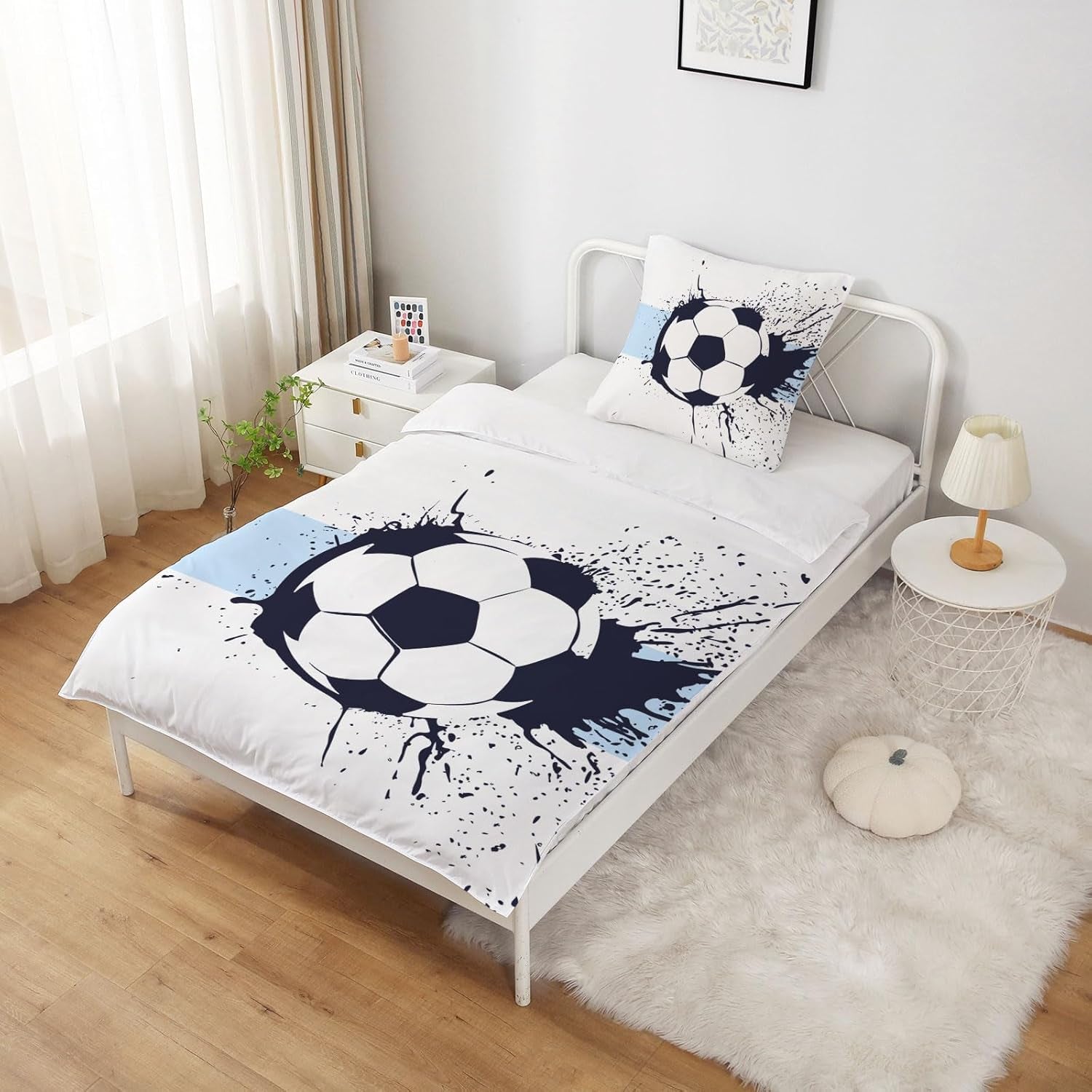 Povlečení pro kluky, fotbal, mikrovlákno polyester Povlečení - dětské Naty Shop