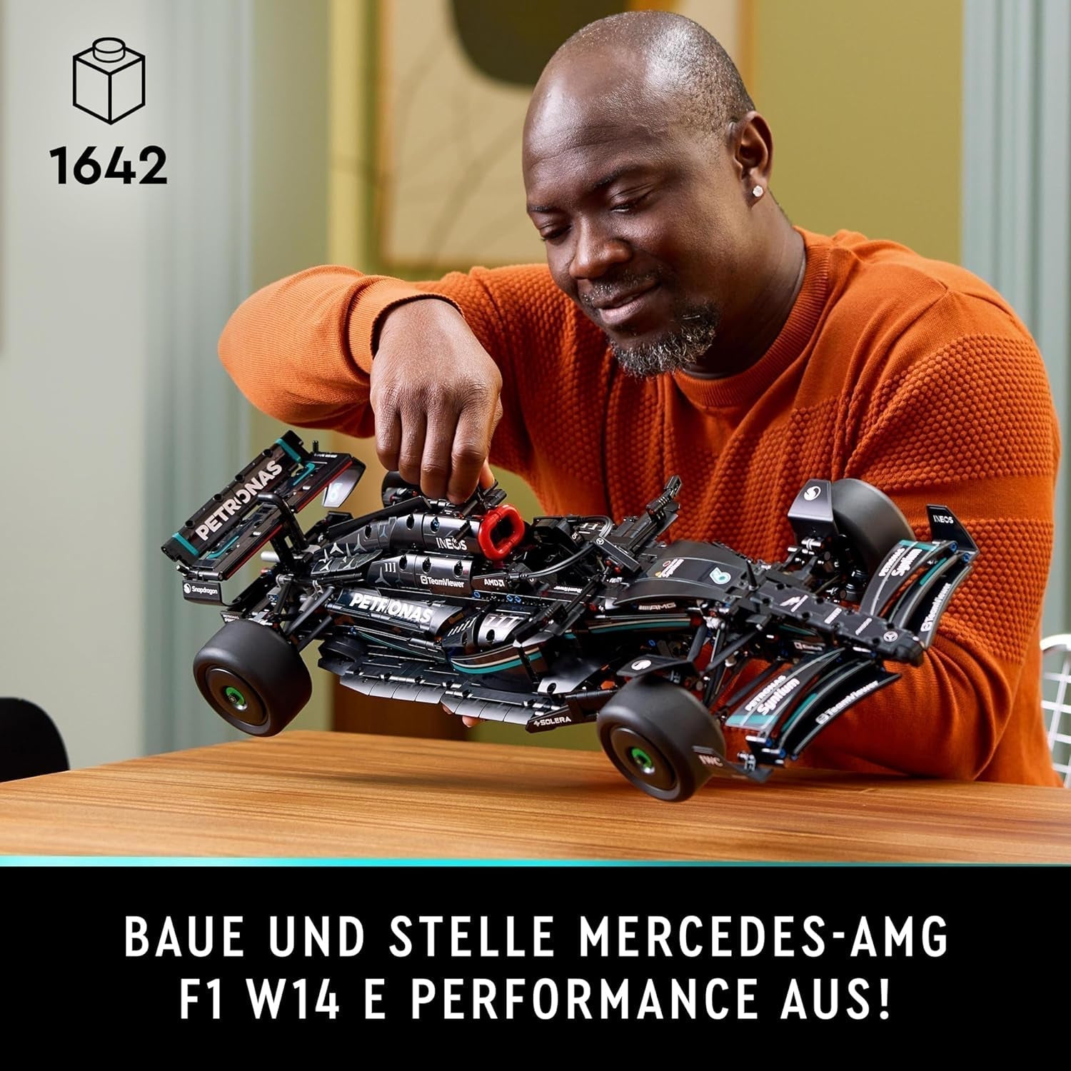 LEGO Technic Mercedes-Amg F1 W14 E Performance Set pro dospělé, Model závodního auta, Sběratelské předměty pro domácnost nebo kancelář, Dárky pro Formuli 1 pro muže, ženy 42171 Stavebnice Besuche den LEGO-Store