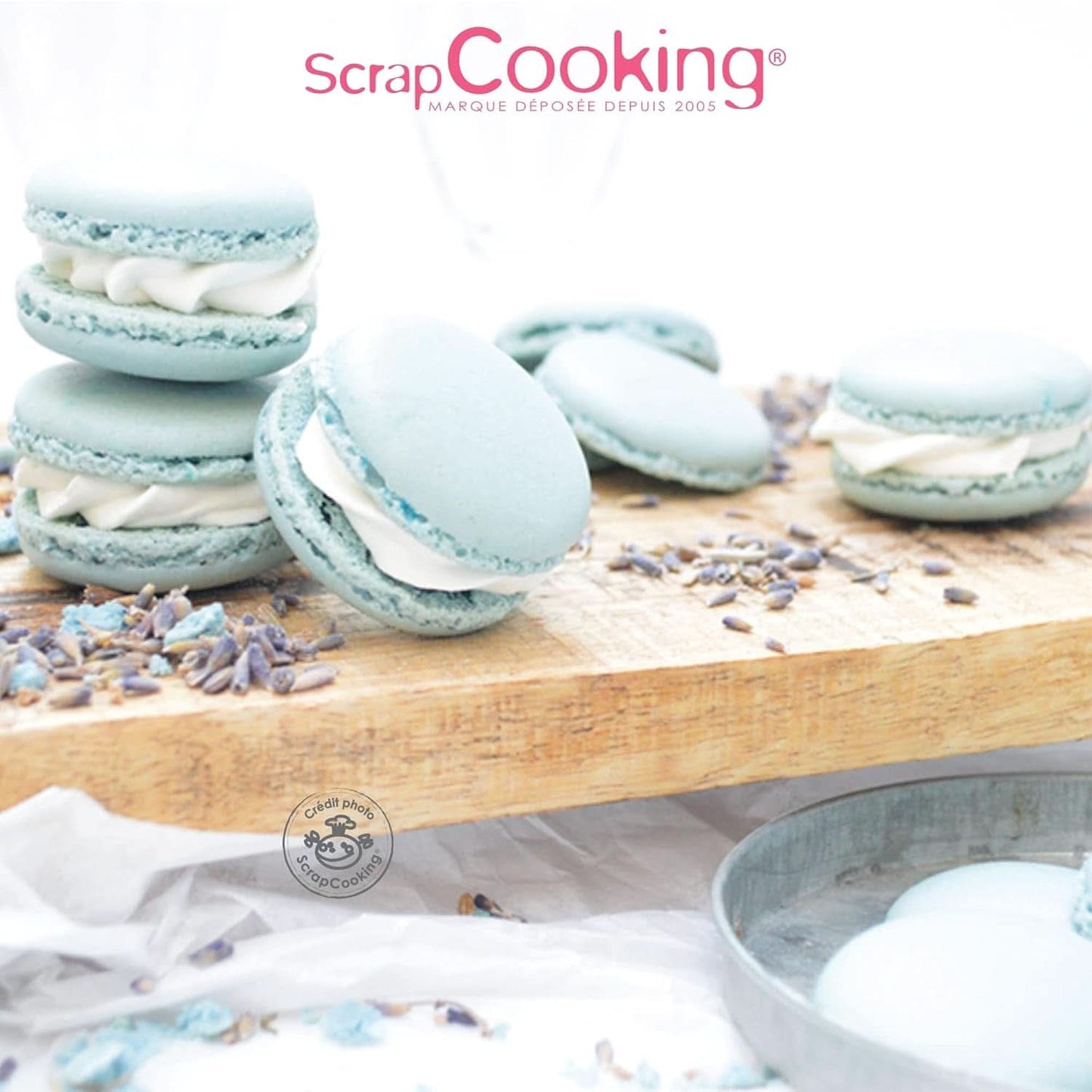 Scrapcooking, práškové potravinářské barvivo, pastelová modrá, 5 gramů Naty Shop