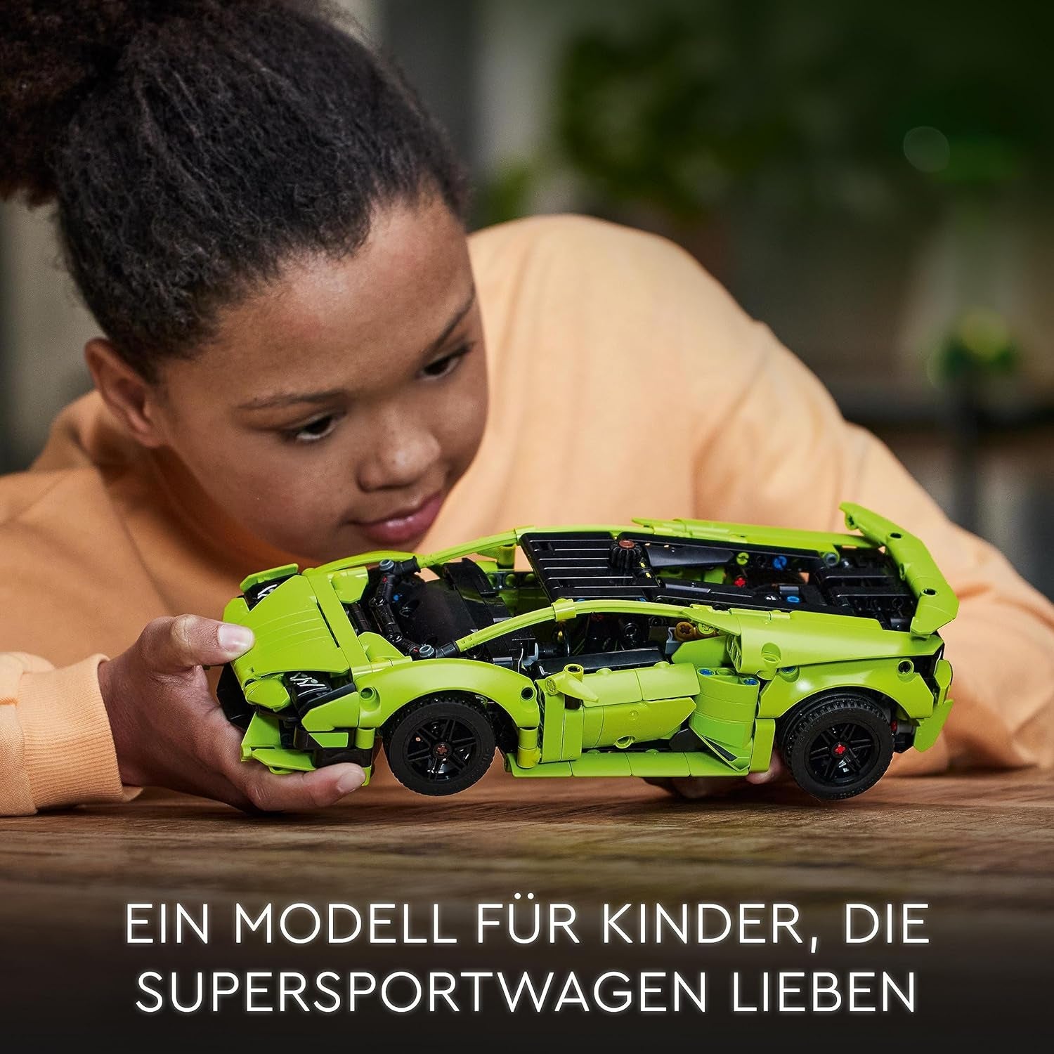 LEGO 42161 Technic Lamborghini Huracán Tecnica Stavebnice modelu autíčka Stavebnice závodního auta pro děti Chlapci Dívky Kolekce fanoušků motoristického sportu Dárkové stavebnice Besuche den LEGO-Store