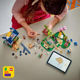 LEGO Friends Dům a květinová zahrada Včelař Stavebnice Příroda Hrací sada Dárek pro dívky 12+ Sada sestavitelných modelů 4 minifigurky a figurky zvířat Kočka a králík 42669 Stavebnice Besuche den LEGO-Store