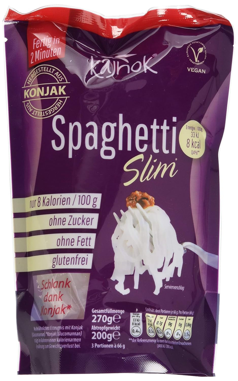 Tenké veganské špagety, 200 g