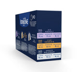 Caffè Borbone Verkostung Kit, 90 hliníkových kapslí: 30 Mia Napoli, 30 Ciao Venezia, 30 Magica Palermo, (3 x 30 Stück) – kompatibilní s Kaffeemaschinen für den Hausgebrauch značky Nespresso®*