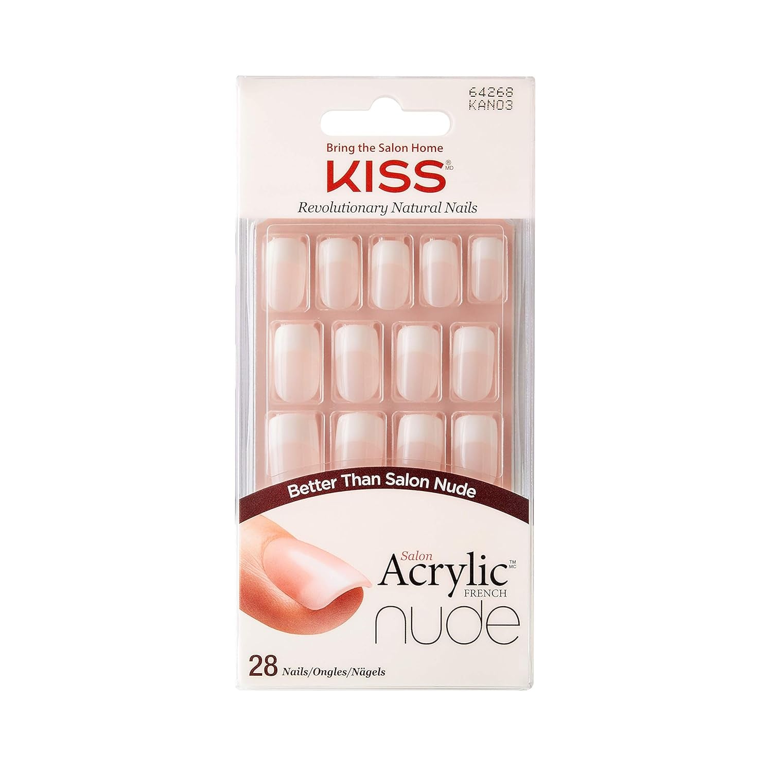 Kiss Nude Nails Cashmere & Nude Nails Úžasné nehty
