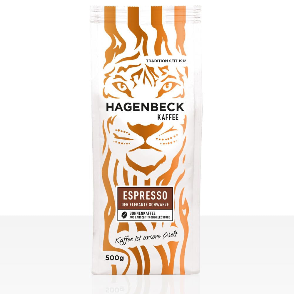Hagenbeck Espresso The Elegant Black 5 kávových zrn x 500g