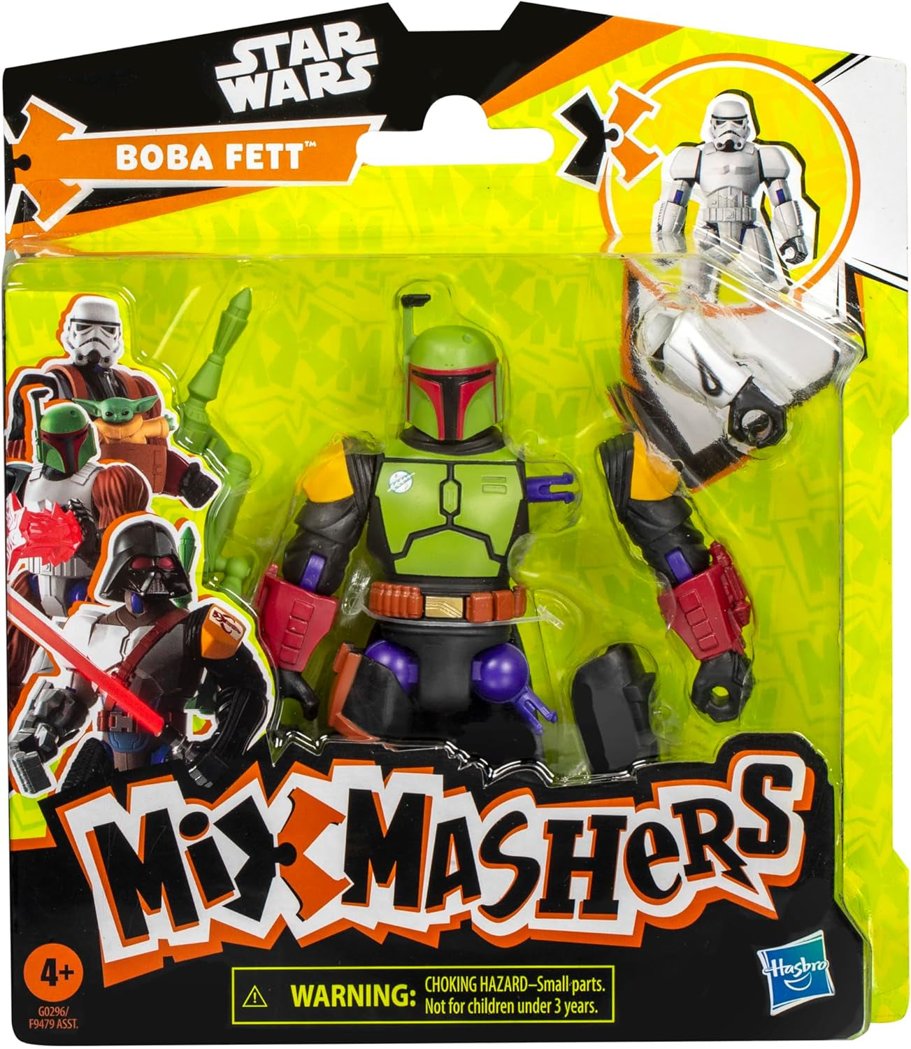 Star Wars Mixmashers Boba Fett Přizpůsobitelné Mix-And-Match akční figurky a příslušenství Akční figurky Naty Shop