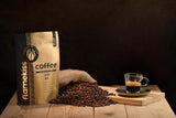 Kávová zrna 250g – Vysoce kvalitní espresso Arabica a Robusta, ručně pražené na dřevě, pro plnou a aromatickou chuť kávových zrn