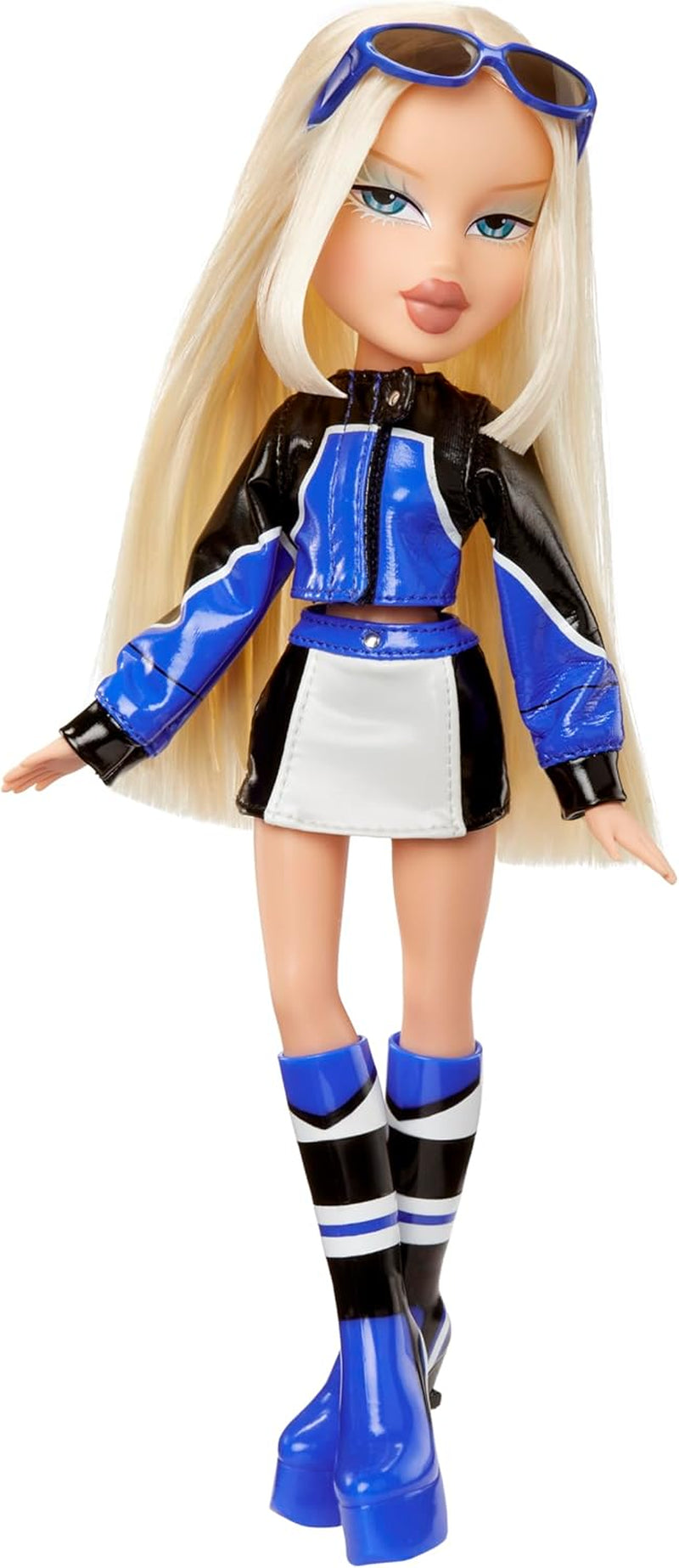 Bratz Scorchin' Cloe – obsahuje 1 módní panenku s oblečením a doplňky, panenky inspirované motoristickým sportem, roztomilá hračka pro dívky