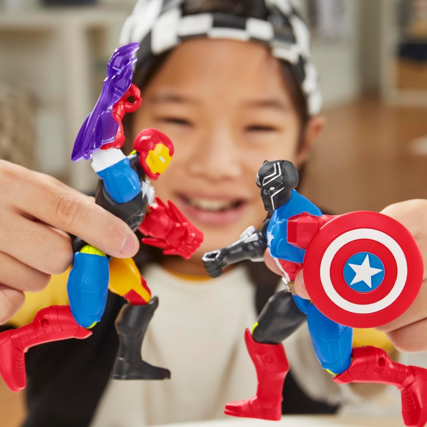 Mixmashers Marvel Captain America Avengers Mix-and-Match akční figurka a příslušenství Akční figurky Naty Shop