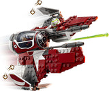 LEGO Star Wars 75401 Ahsoka's Jedi Interceptor, Starfighter pro fanoušky Clone Wars, Minifigurky Ahsoka Tano a Anakin Skywalker se světelnými meči a R7-A7, pro chlapce a dívky od 8 let Stavebnice Beuche den LEGO-Store