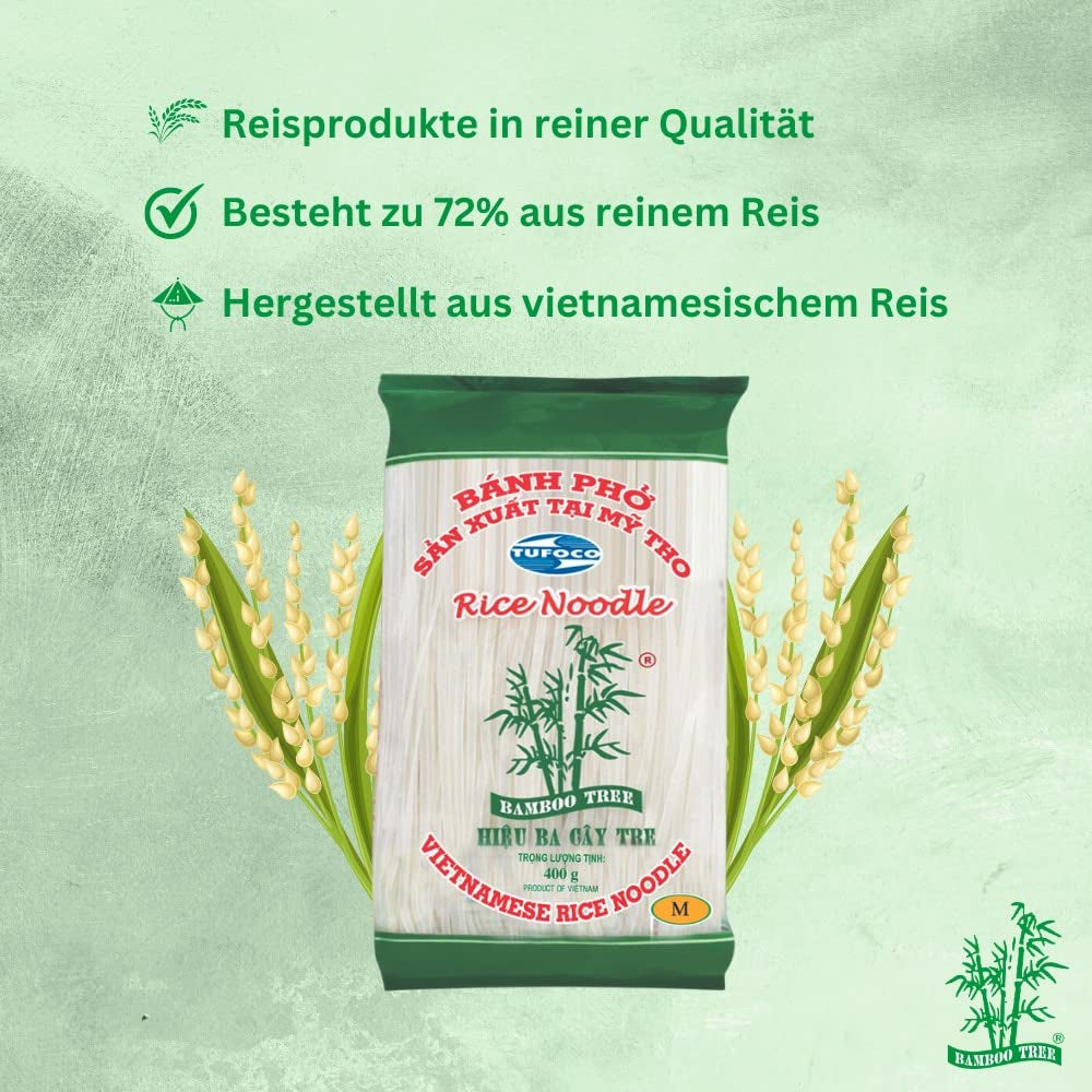 BAMBUSOVÝ STROM - Reisnudeln 3 Mm. - 1 x 400 GR