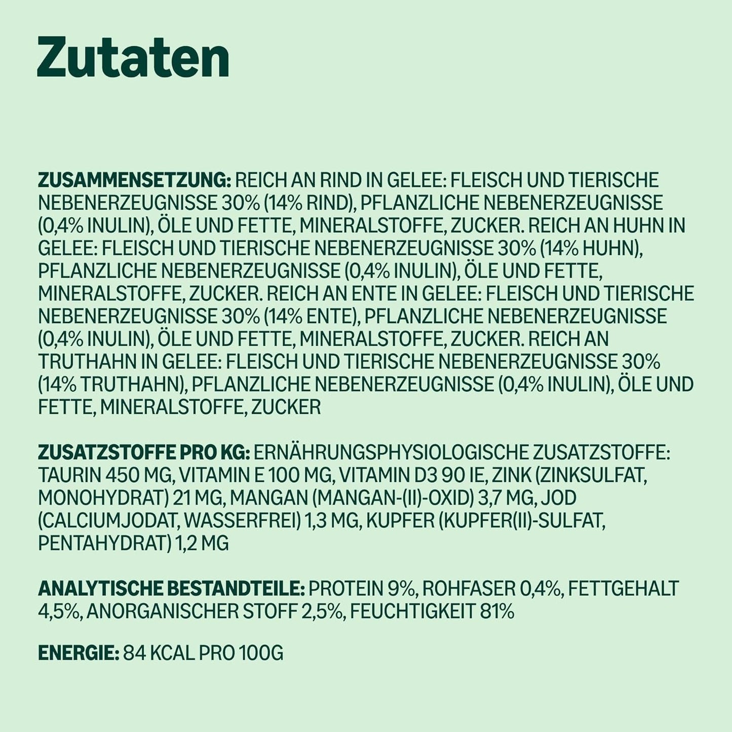 Amazon Grain Free Mokré krmivo pro kočky pro dospělé kočky Maso v želé 4,76 kg 56 balení po 85 g (dříve celoživotní)