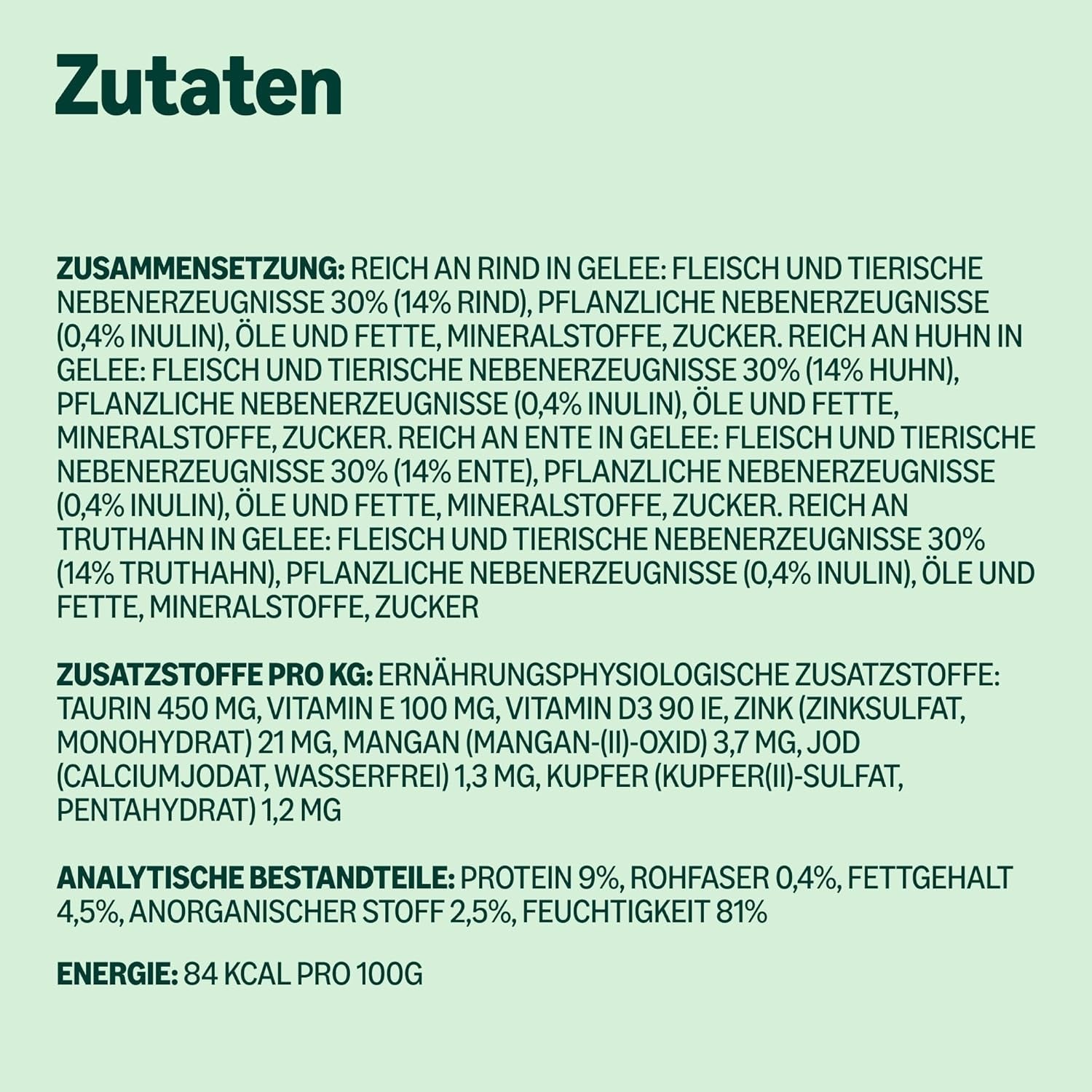 Amazon Grain Free Mokré krmivo pro kočky pro dospělé kočky Maso v želé 4,76 kg 56 balení po 85 g (dříve celoživotní)