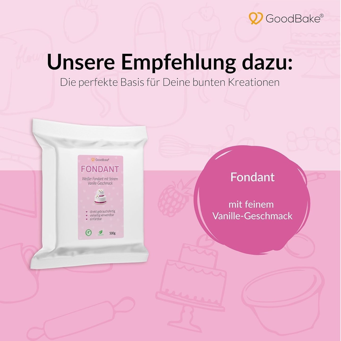 Goodbake Pastel Lilac Food Color (11ml) - High Dose Food Color - Pro barvení dortů, fondánu, máslového krému, macaronů, nápojů, slizu a mnoha dalších předmětů. 100% vegan