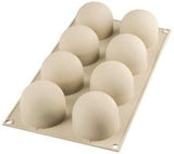 Silikomart, forma na silikonové dorty Tartufo, 8 samostatných portů, Ø 62 H 52 mm Kitchen Naty Shop