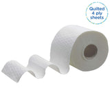 Kleenex Premium role toaletního papíru 8484, toaletní papír 24 rolí X 160 pufovaných listů, 4vrstvý toaletní papír, 100% čisté vlákno, vysoká kvalita, odolný proti roztržení a měkký (2 balení)