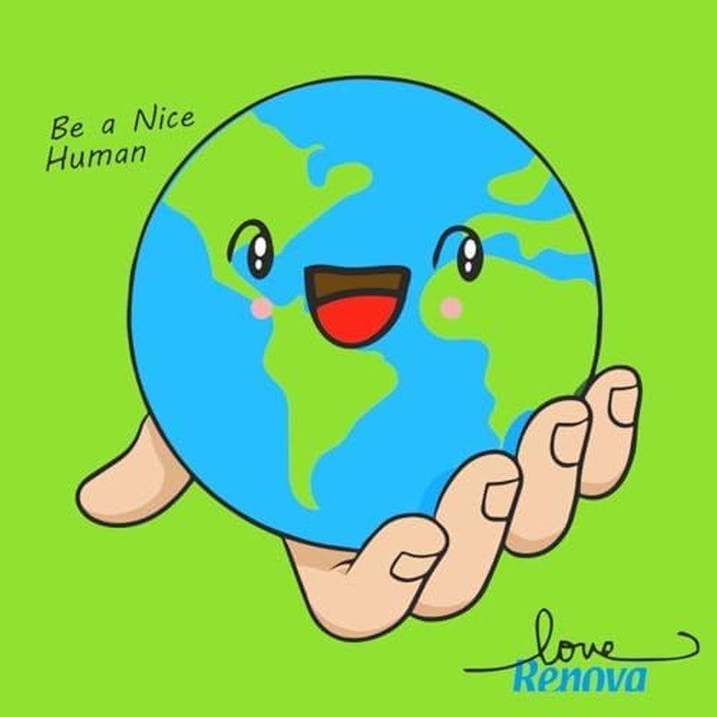 Toaletní papír Renova Eco Love & Action, 4 kusy