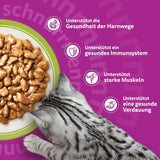 Whiskas Senior 7+ mokré krmivo Smíšený výběr v omáčce, 48 sáčků, 12x85g (balení po 4 ks) – vysoce kvalitní mokré krmivo pro kočky od 7 let
