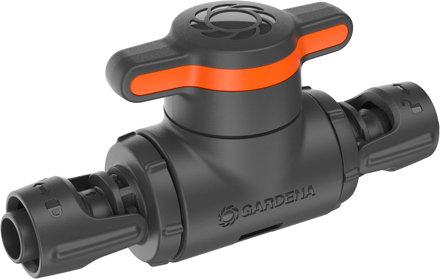 Gardena Micro-Drip-System regulační a uzavírací ventil 13 mm (1/2 palce): Jednoduché uzavírání trubek a plynulá regulace průtoku vody, příslušenství pro pokládku odkapávacích trubek (13207-20)