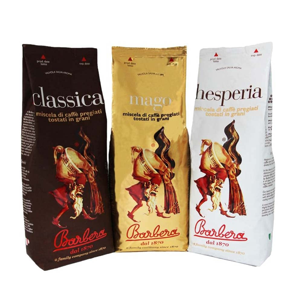 Caffè Barbera - Kávová sada se 3 směsmi - 1870