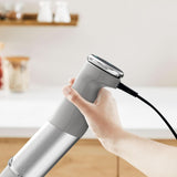 Tefal Quickchef+ 3-v-1 XL Stabmixer/Zerkleinerer/Schneebesen, 1000 W, Intuitivní ovládání větrání, Turbo-Taste, Powelix-Messer-Technologie, Edelstahl, Grau, HB67MB30 Kitchen Naty Shop