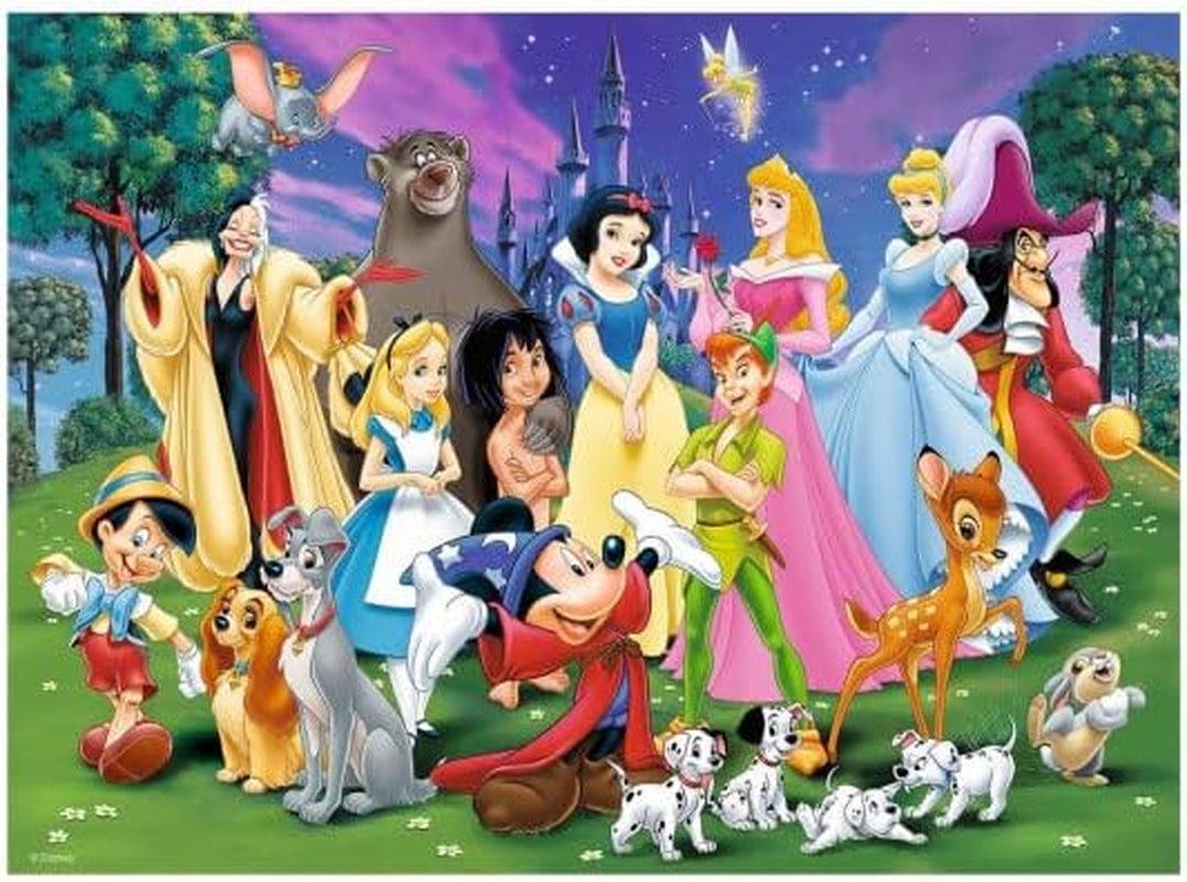 Puzzle Ravensburger pro děti - 12698 Disney oblíbených - Disney puzzle pro děti od 8 let, s 200 dílky ve formátu XXL Puzzle Naty Shop