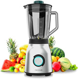 Cecotec Standmixer Power Black Titanium 2200MAX Smooth, 2200 W Maximale Leistung, 6 klingen Aus Edelstahl, Ice-Crush-Funktion, Turbo- Und Smoothie-Funktion, Autoclean-Funktion Kitchen Naty Shop Inox 1800 W | 1,5 l + Autoclean