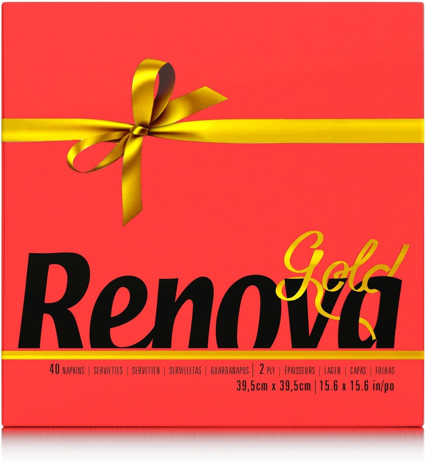 Papírové ubrousky Renova Red Gold - 40 ubrousků