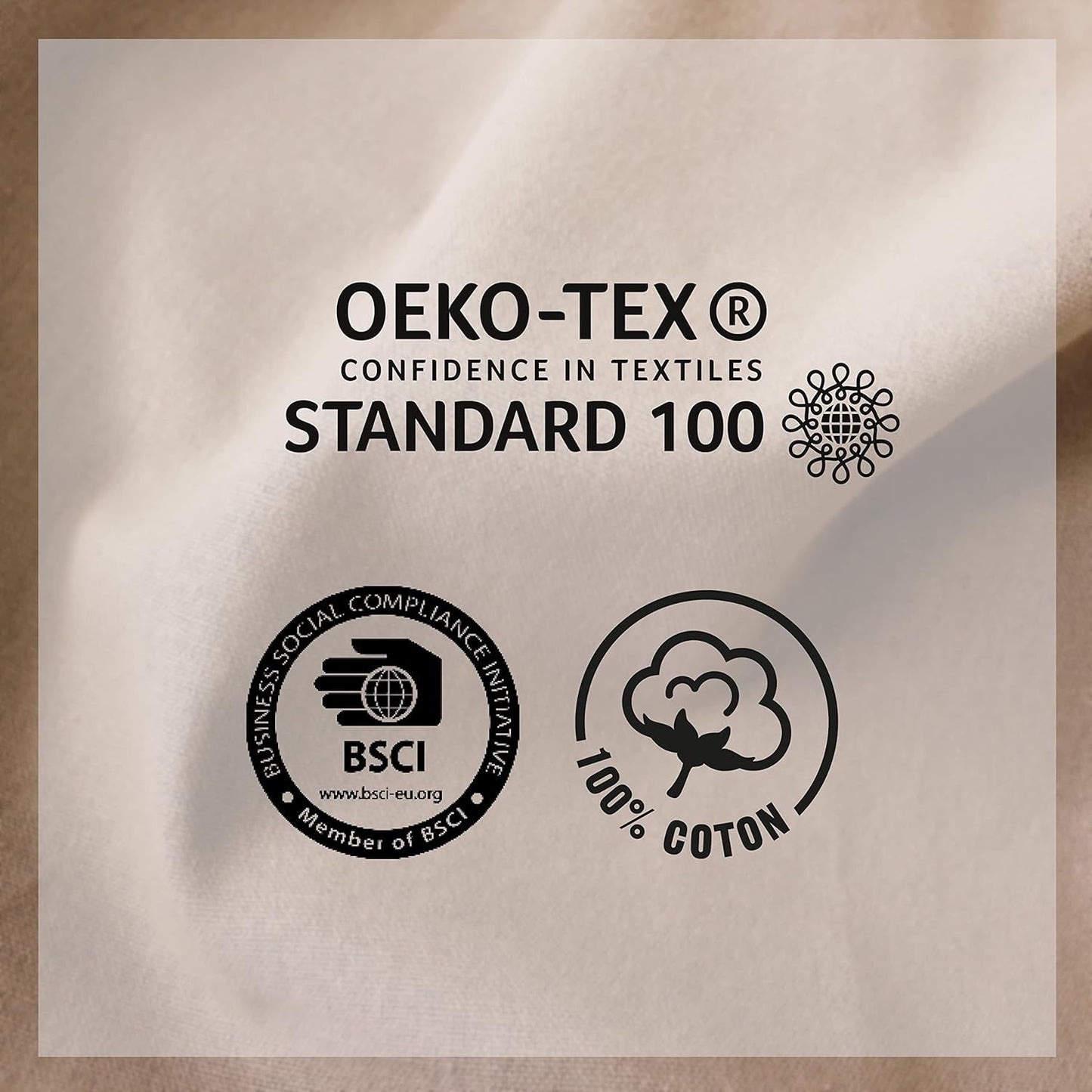 Deka Enjoy Home, béžová, přírodní, se 4 jutovými bambulkami, 90 X 190 cm, 100% bavlna, certifikováno Oeko-Tex, Deky a přikrývky Naty Shop kolekce Panama
