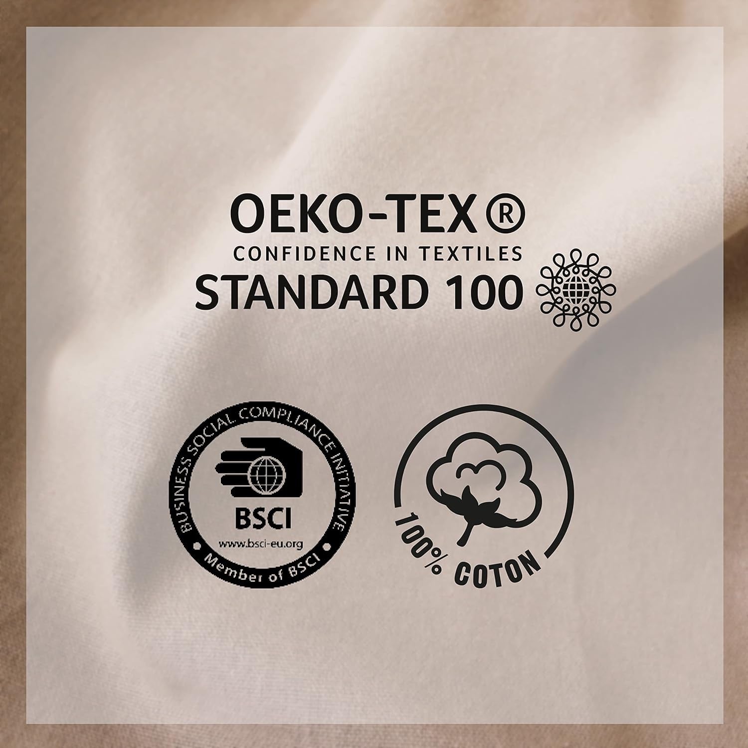 Deka Enjoy Home, béžová, přírodní, se 4 jutovými bambulkami, 90 X 190 cm, 100% bavlna, certifikováno Oeko-Tex, Deky a přikrývky Naty Shop kolekce Panama