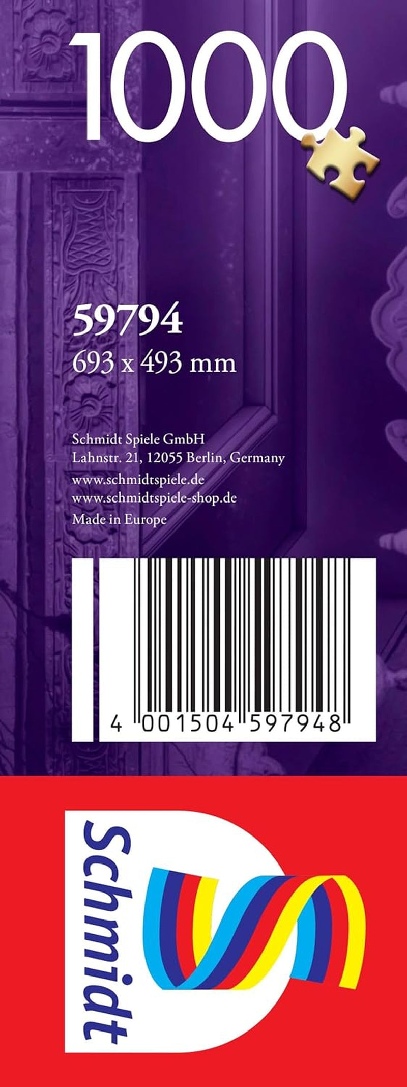 Schmidt Spiele 59794 Zahradní domek na vinicích, skládačka 1000 dílků Puzzle Naty Shop