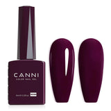 CANNI gel lak na nehty, semipermanentní, tmavě fialový, lak na nehty, UV gel, soak off, manikúra