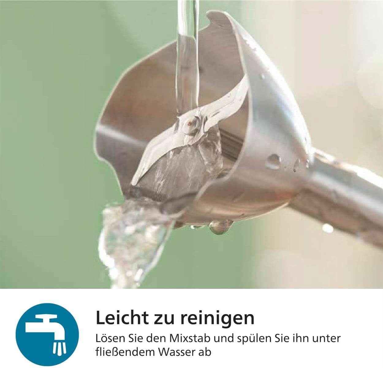 Stabmixér Philips řady 5000 - 1200W Leistung. Technologie Promix. Vedl Geschwindigkeitsanzeiger. Stufenlose Geschwindigkeitseinstellung. Kompaktní design. Leicht Zu Reinigen. Schwarz (HR2681/00) Kitchen Naty Shop