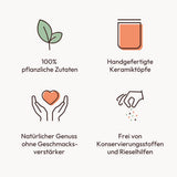 Potluck | Kebab & Gyros koření | Gewürzzubereitung im Keramiktopf | 50 g | Veganské, bezlepkové a s přírodními ingrediencemi